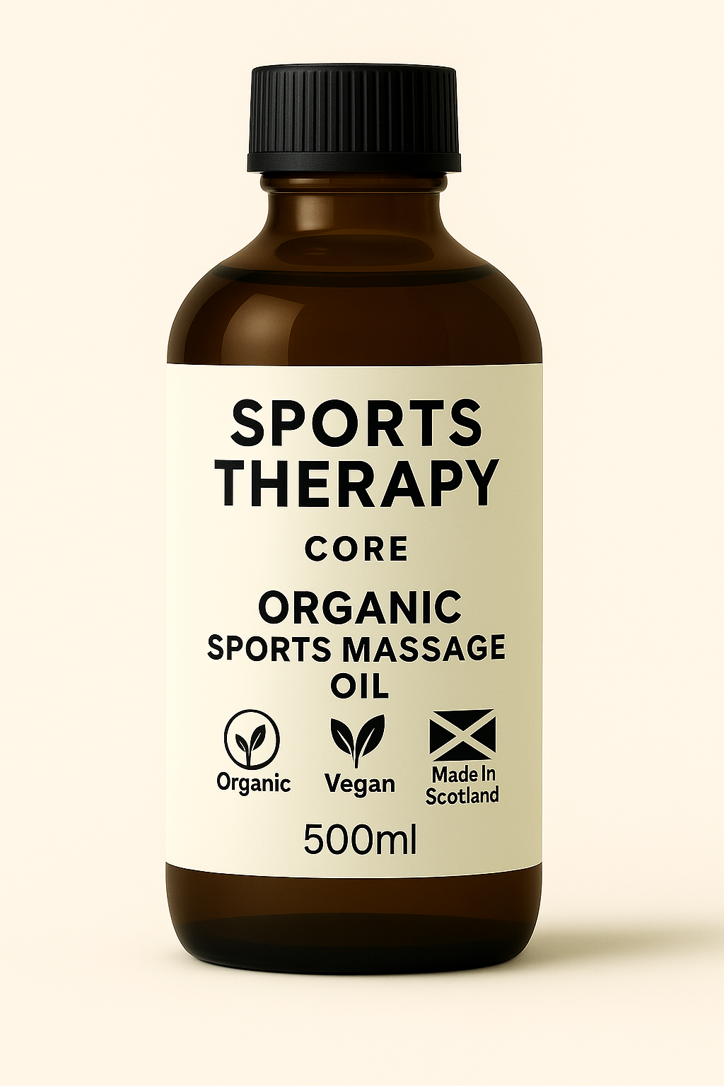 500ml Sports Therapy Core Neutral Organic Sports Massage Oil