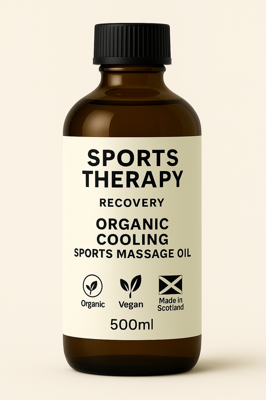 500ml Sports Therapy Recovery Cooling Organic Sports Massage Oil