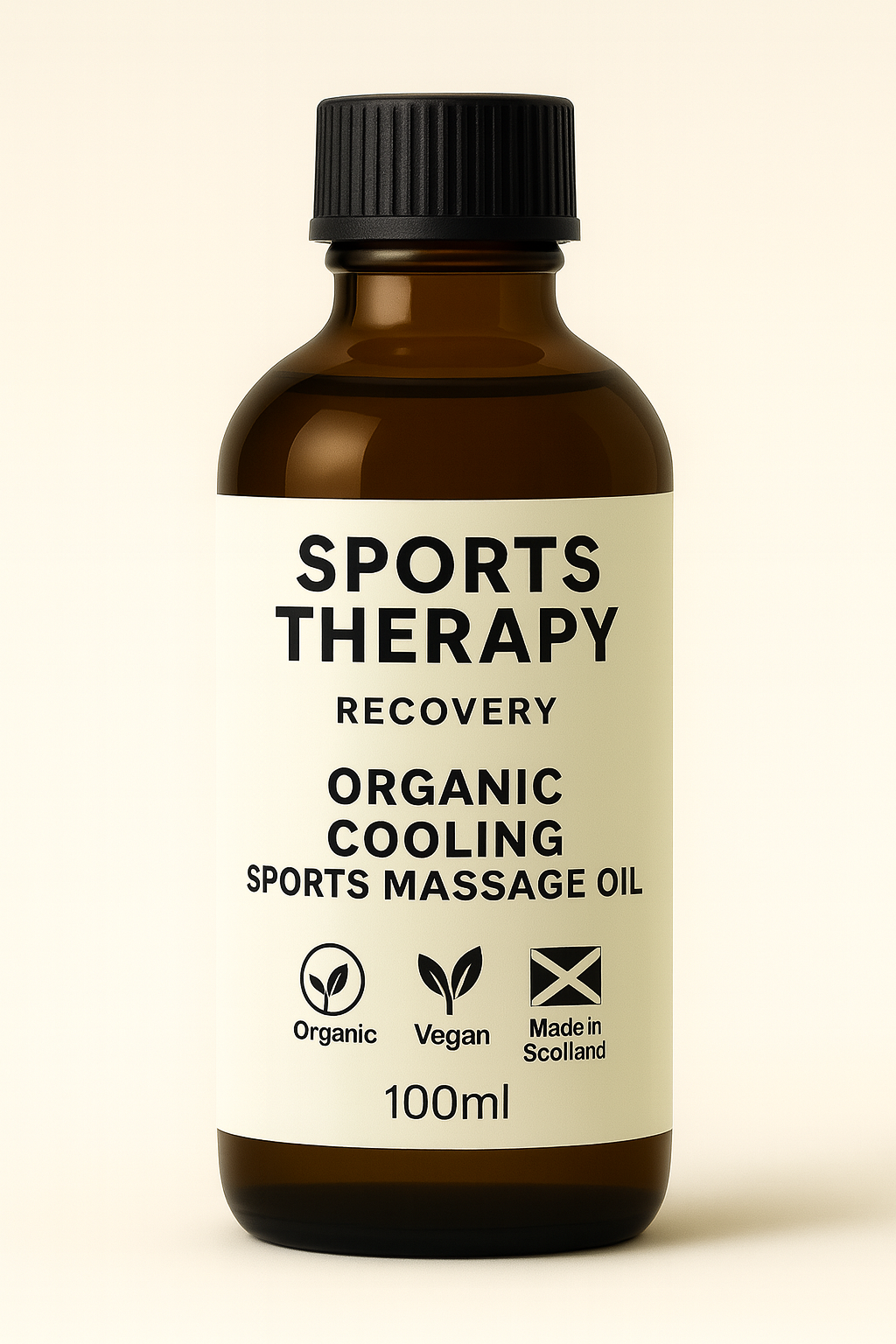 100ml Sports Therapy Recovery Cooling Organic Sports Massage Oil