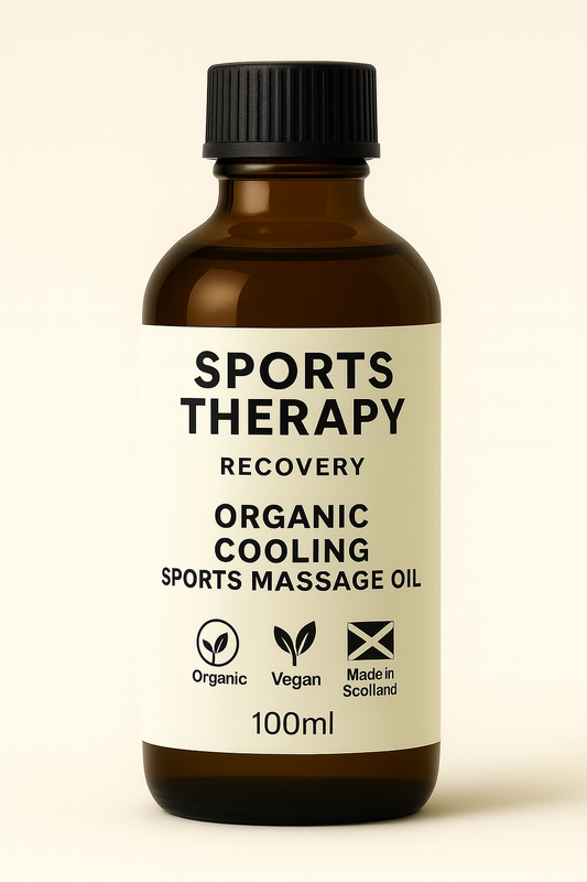 100ml Sports Therapy Recovery Cooling Organic Sports Massage Oil